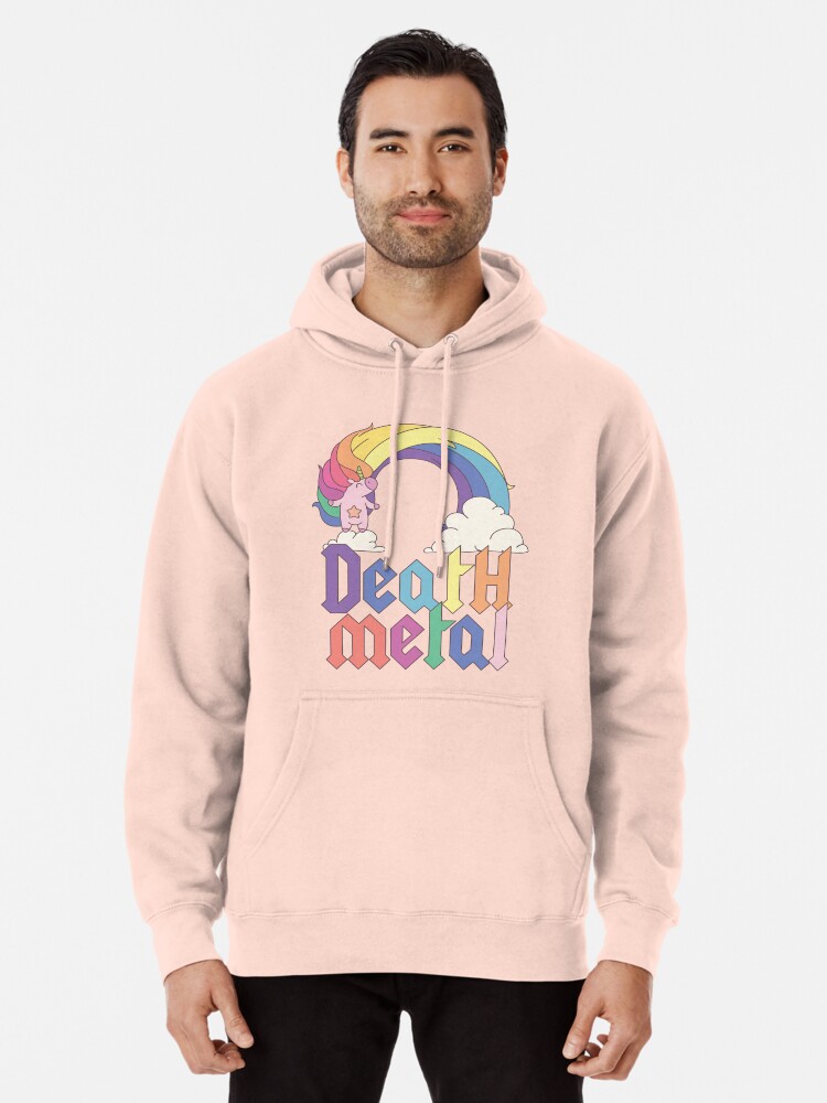 Death metal 2024 pink hoodie