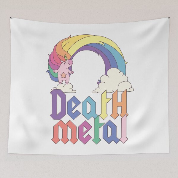Item preview, Funny Death Metal Unicorn Cute Rock Music Band Lover designed and sold by kolbasound.