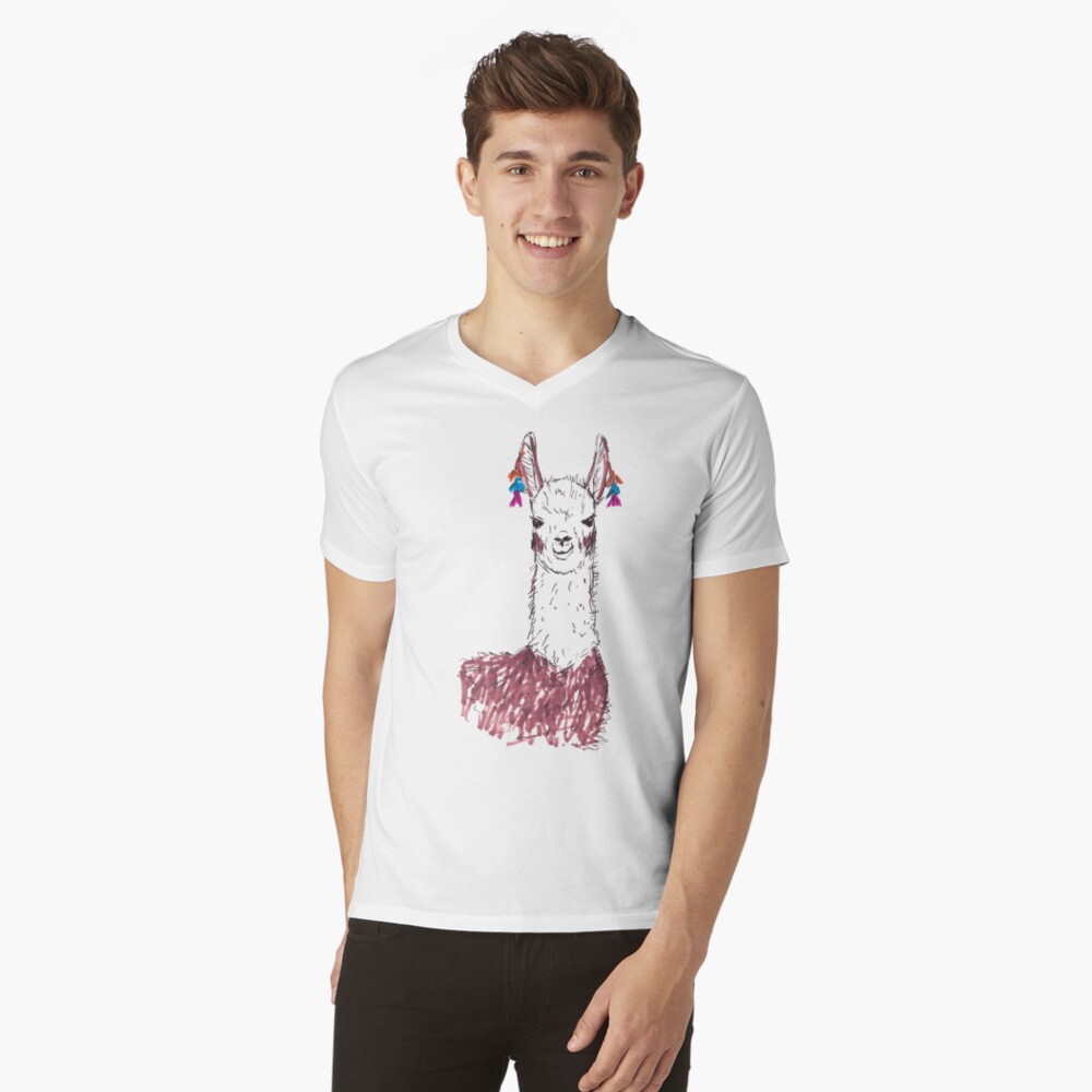Item preview, V-Neck T-Shirt designed and sold by lauramaxwell.