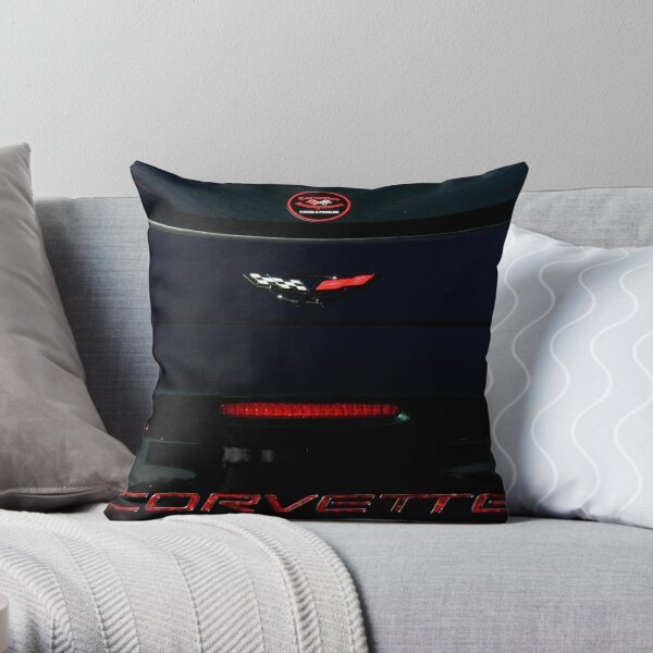 Corvette, by Chevrolet ~ Part One Throw Pillow