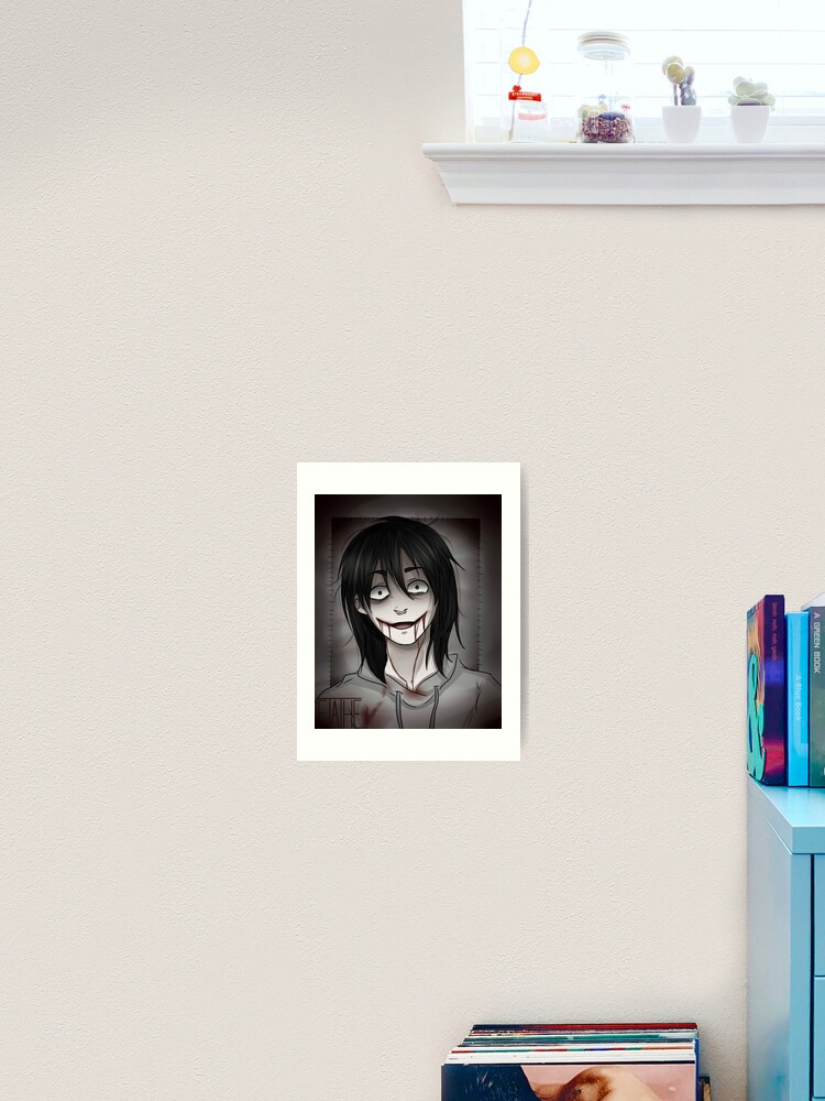 Jeff The Killer Creepypasta Poster Print By Chris Oz Fulton