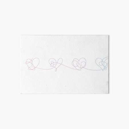 BTS love yourself answer hearts (colour) Art Board Print