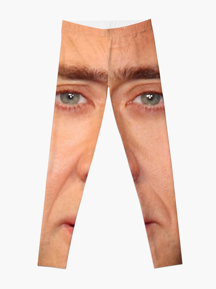 Alternate view of Nicolas Cage's Head Leggings