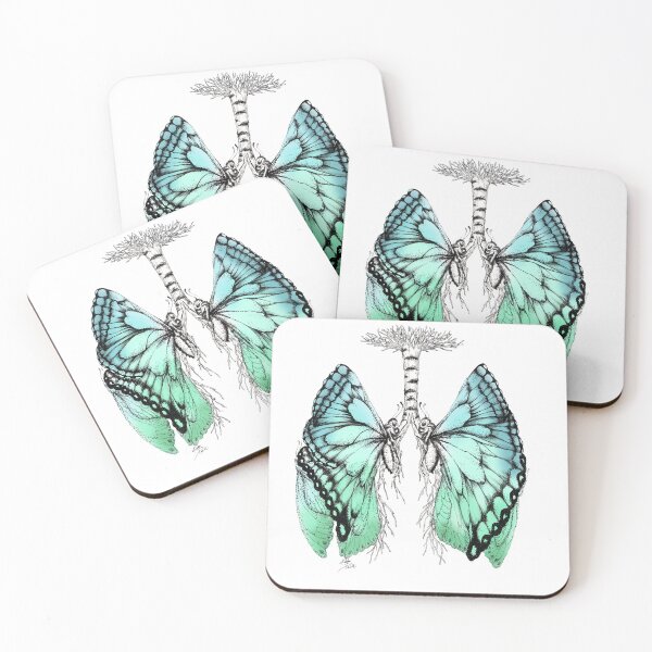 Item preview, Butterfly Lung Blue Green designed and sold by katpowell.