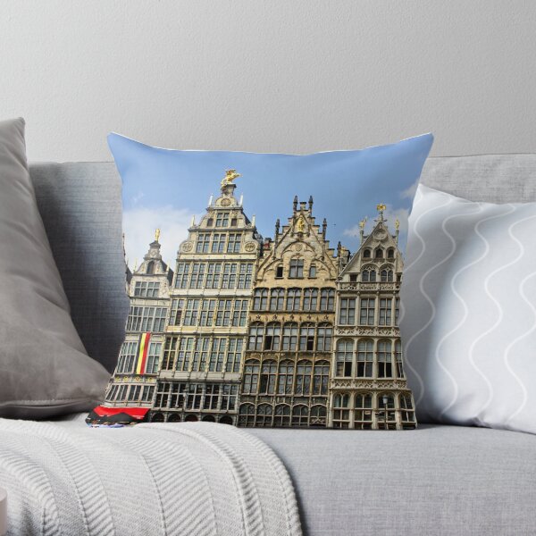 Grote Markt / Antwerp Throw Pillow