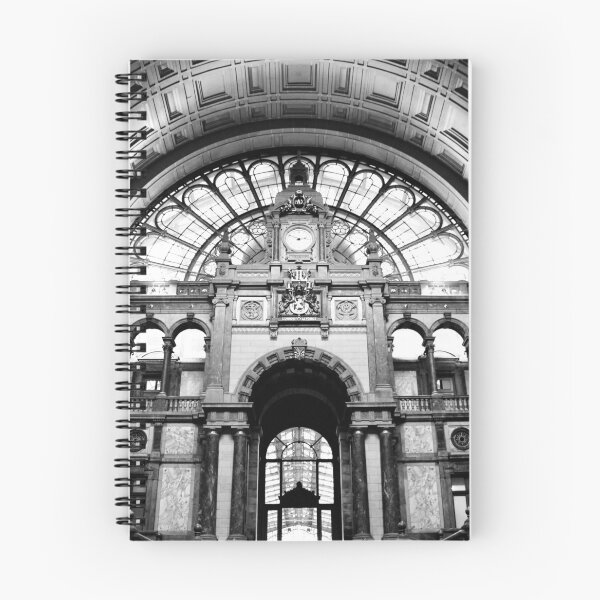 Item preview, Central Station / Antwerp - Black and White designed and sold by Sarcastic-Fish.