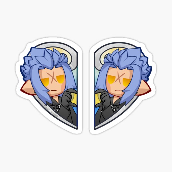 Vista previa del artículo con la obra «Half Heart- Saix», diseñado y vendido por MintySkulls.