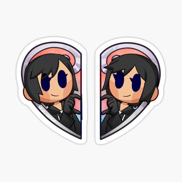 Vista previa del artículo con la obra «Half Heart-Xion», diseñado y vendido por MintySkulls.