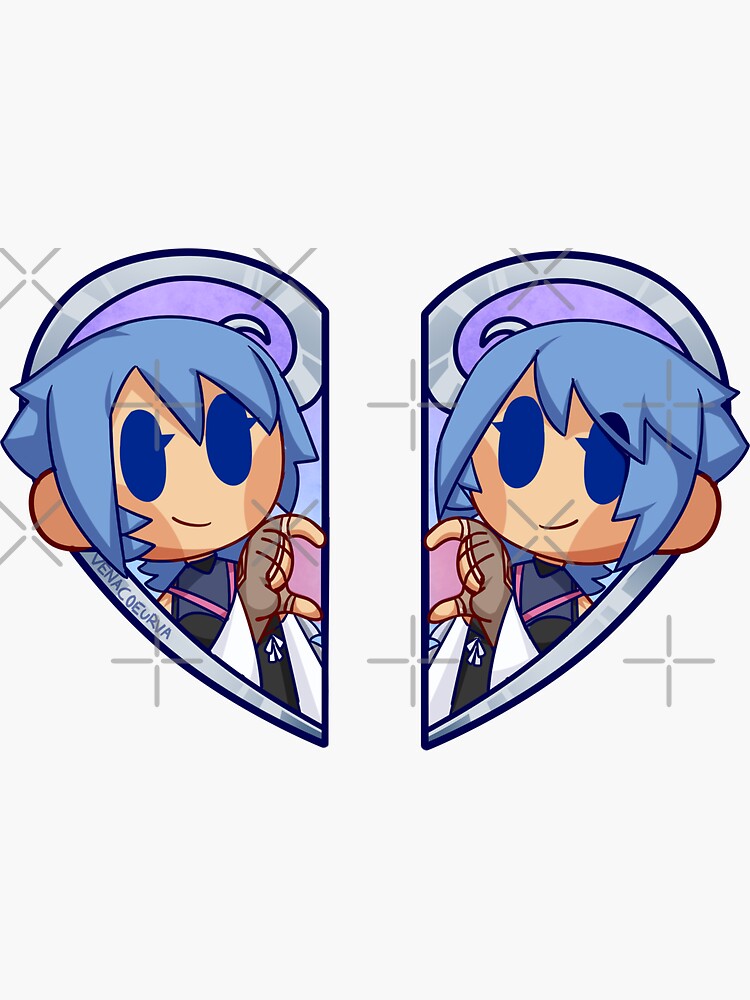 Half Heart- Aqua by MintySkulls