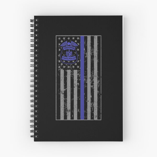 Artikelvorschau, State Trooper dünne blaue Linie Flagge entworfen und verkauft von shoppzee.