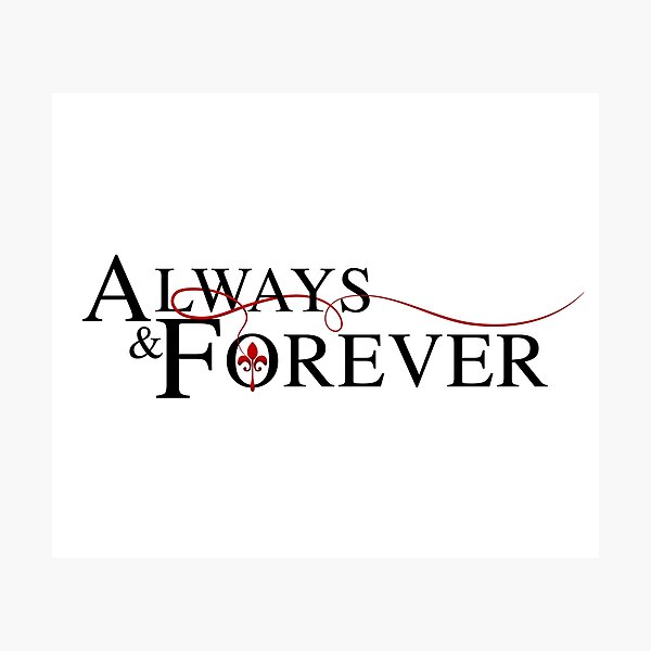 "Always and forever" Photographic Print by JahayTheFoxAO Redbubble