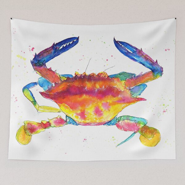 Item preview, blue swimmer crab 2 designed and sold by Linda  Hammond.