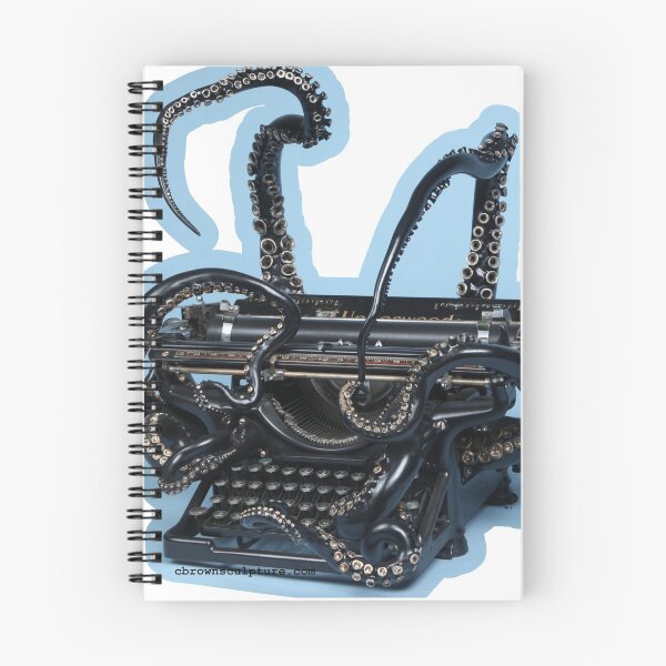 Item preview, Color, máquina de escribir pulpo contorneada designed and sold by octotypewriter.