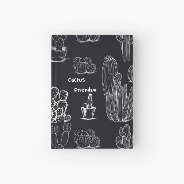 Cactus friends - Night Hardcover Journal
