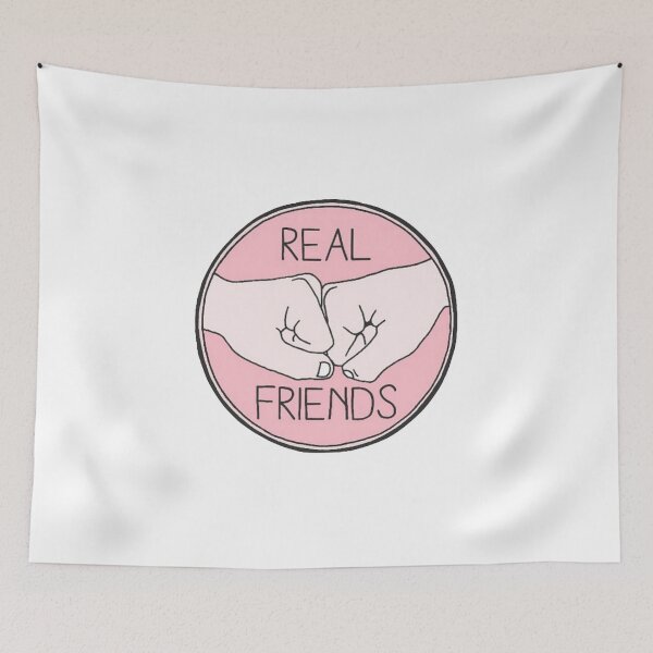 Item preview, real friends badge designed and sold by allurasblog.