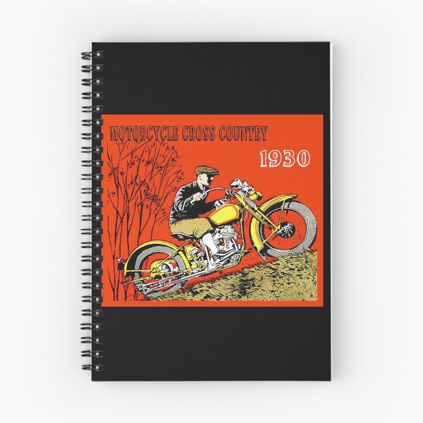 Item preview, MOTORCYCLE: Vintage Cross Country Poster Print designed and sold by posterbobs.