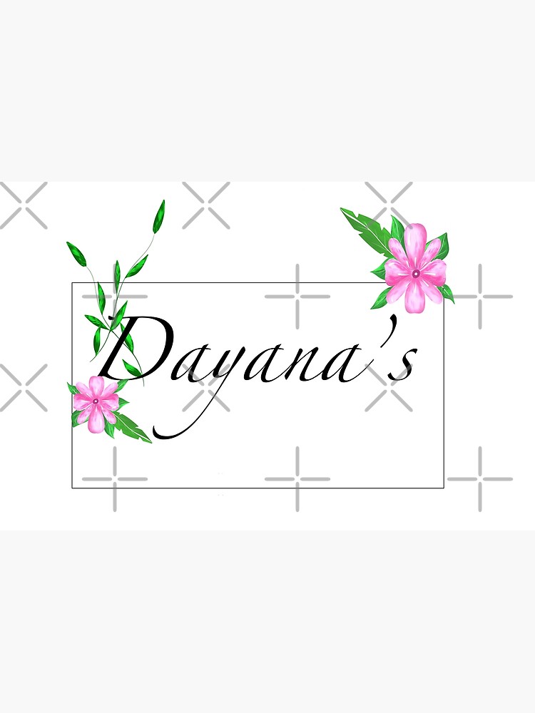 Dayana.Personalised gift ideas,floral name design  Laptop Sleeve for Sale  by bambino12345678