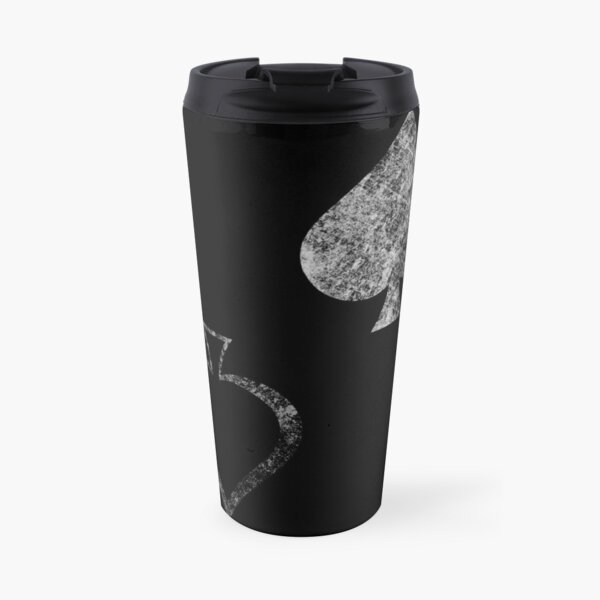 Caydes Spades Faded Travel Coffee Mug
