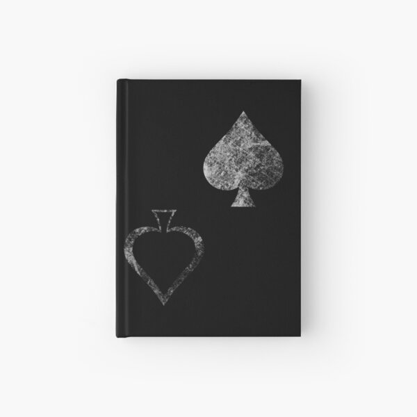 Caydes Spades Faded Hardcover Journal