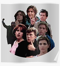 Frühstücksclub-Collage Poster