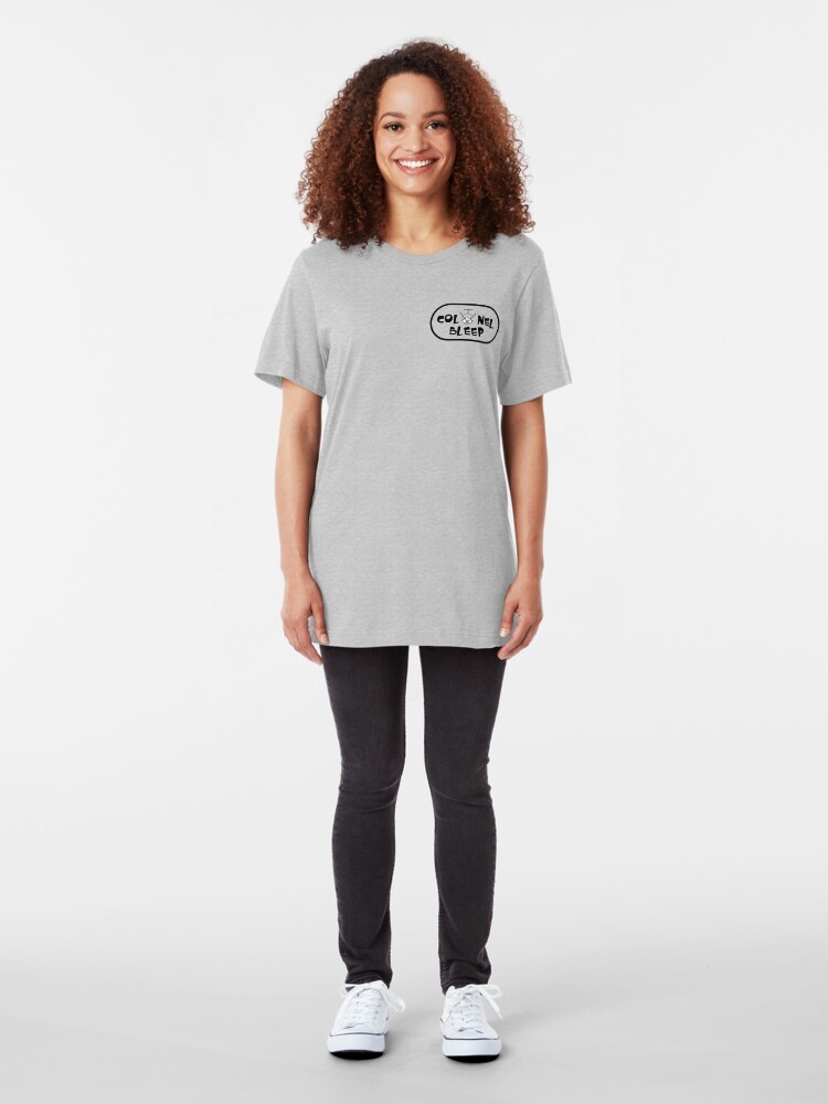 Alternate view of Colonel Bleep Logo Varriants Slim Fit T-Shirt