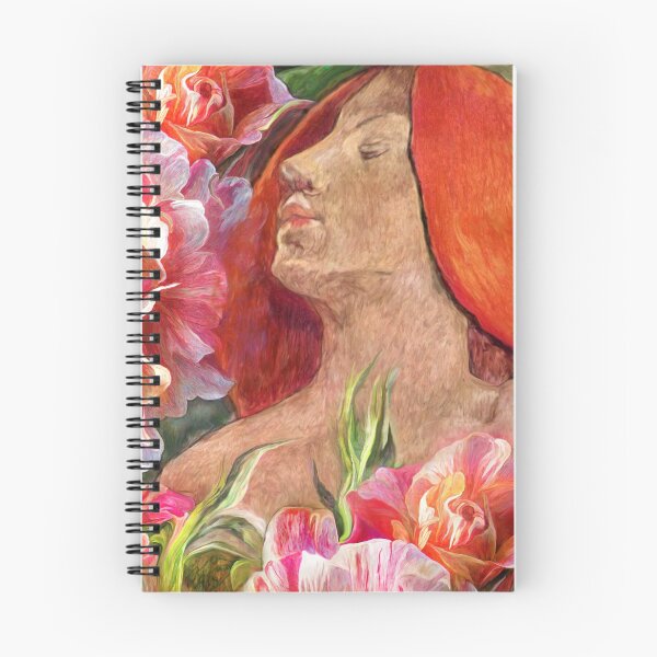Item preview, Redheaded Woman With Roses designed and sold by Carol  Cavalaris.