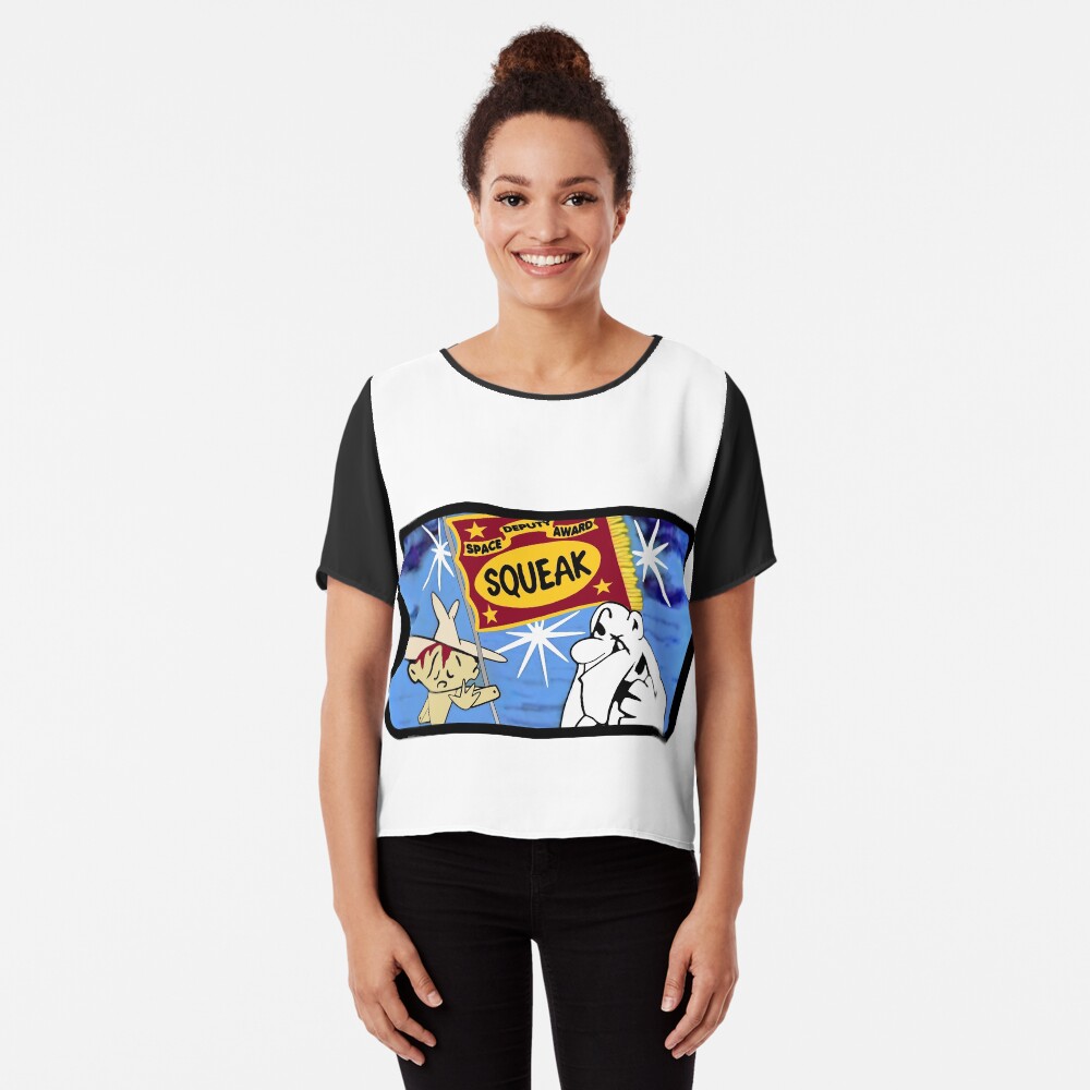 Space Deputy Award for Squeak Chiffon Top