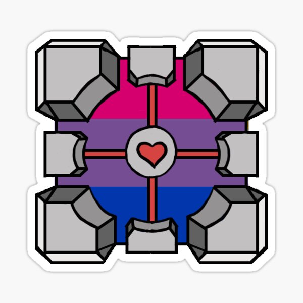 Item preview, bi companion cube designed and sold by Aoqart.