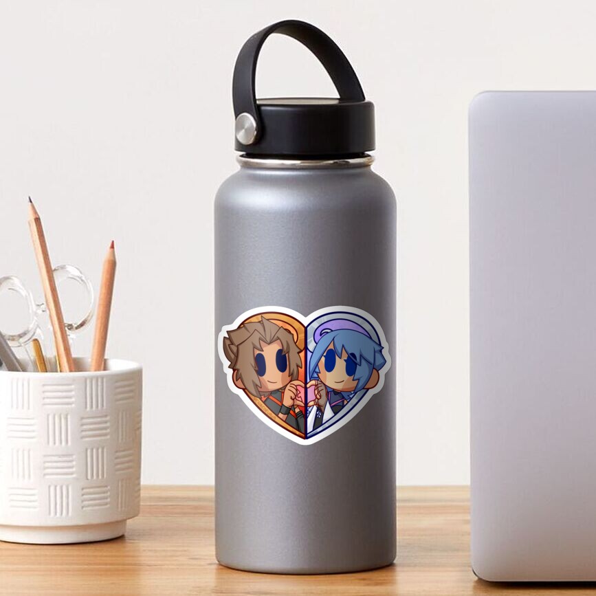 TerraAqua Heart Sticker