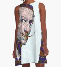 Salavdor Dali A-Linien Kleid