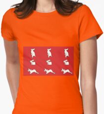 Goh Peik Lin - Rabbits Women's Fitted T-Shirt