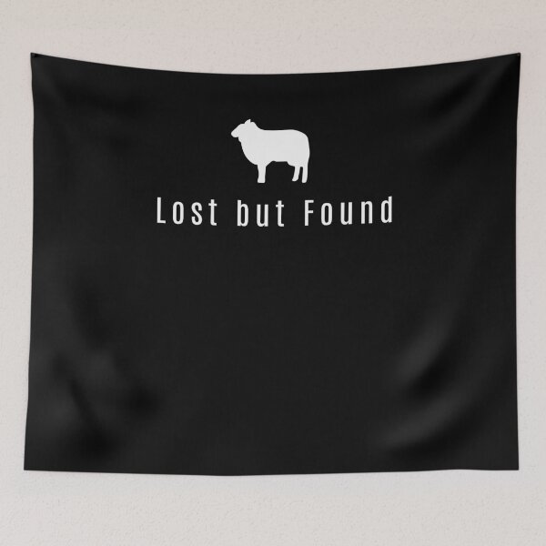 Item preview, Lost But Found Bible Christian Good Shepard Sheep designed and sold by KNUXX Shop.