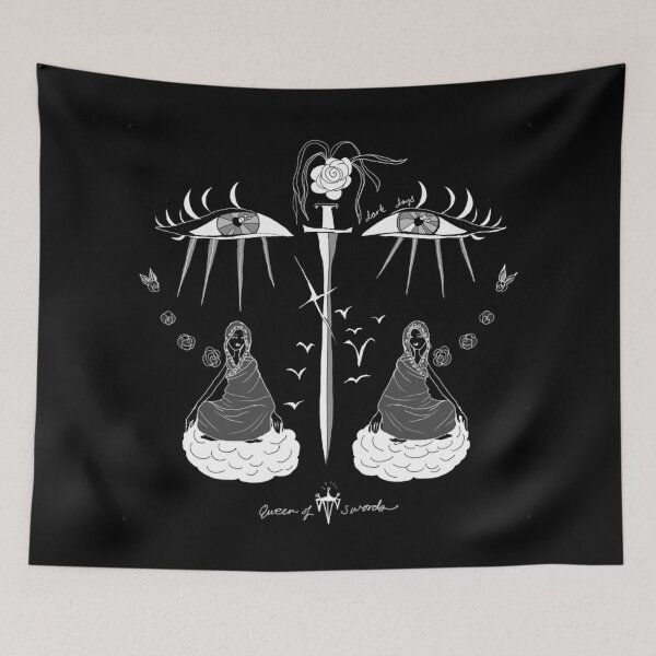 Item preview, Queen of Swords designed and sold by vintage-glow.