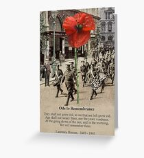 Ode Greeting Card