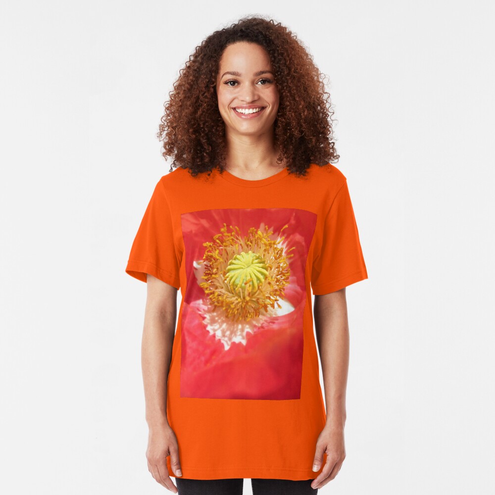 Poppy Cradle Slim Fit T-Shirt