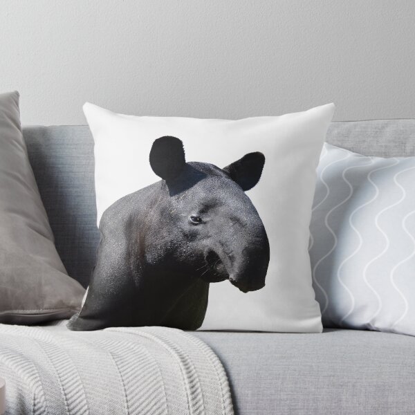 The Most Handsome Tapir in the World Throw Pillow
