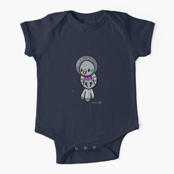 Space Baby - Pidgeon T-shirt Short Sleeve Baby One-Piece