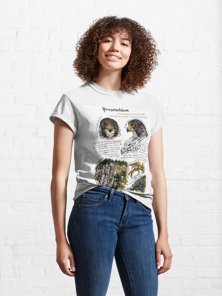 peregrine falcon t shirt