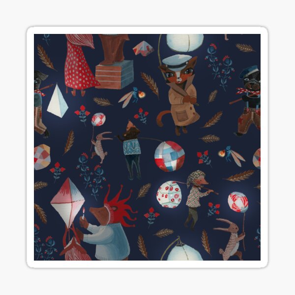 Lantern parade Sticker