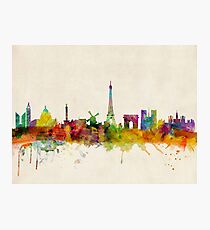 Lámina fotográfica Paris Skyline