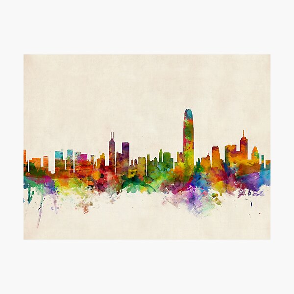 Item preview, Hong Kong Skyline designed and sold by ArtPrints.