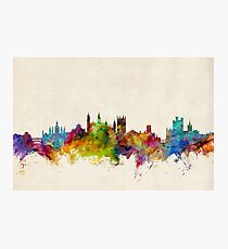 Cambridge England Skyline Cityscape Photographic Print