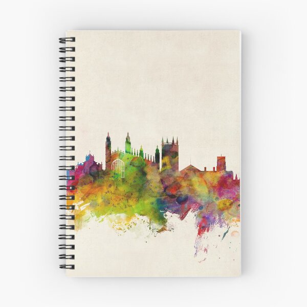 Item preview, Paisaje urbano de Cambridge Inglaterra Skyline designed and sold by ArtPrints.