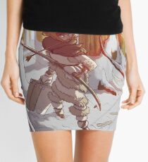 Pagan Viking Huntress Witch Mini Skirt