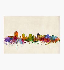 Salt Lake City Skyline Cityscape Photographic Print