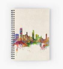 Honolulu Hawaii Skyline Cityscape Spiral Notebook