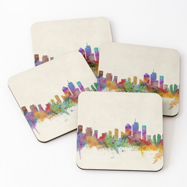 Item preview, Brisbane Australia Skyline Cityscape designed and sold by ArtPrints.