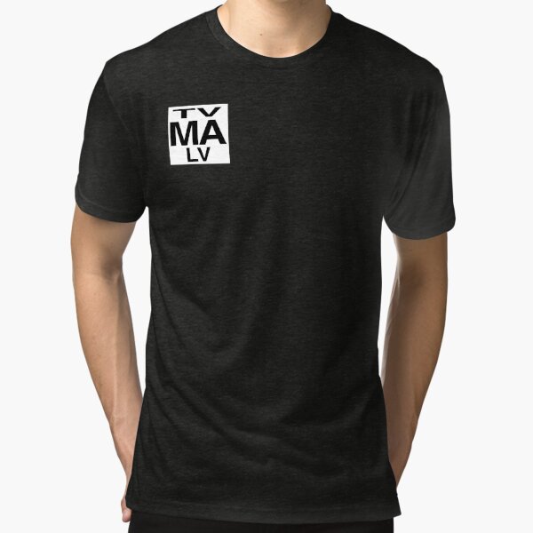 TV MA LV Essential T-Shirt for Sale by Shoggothwear