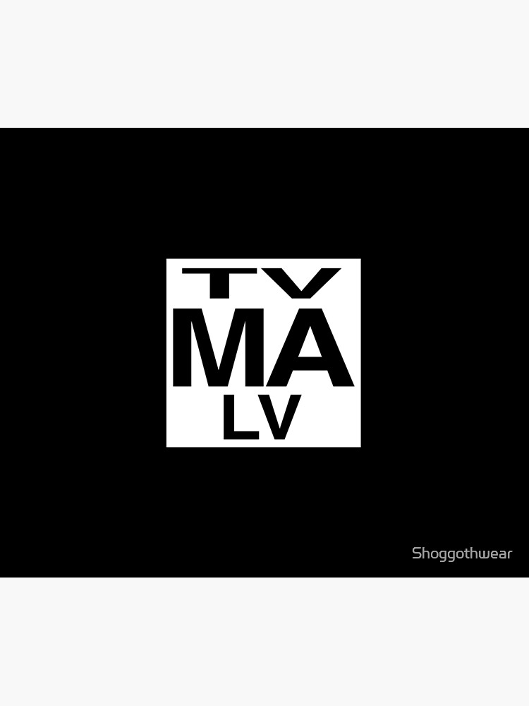 TV MA LV Sticker for Sale by Shoggothwear