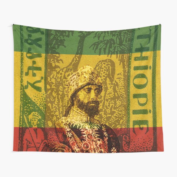 Haile Selassie Emperor of Ethiopia Tapestry